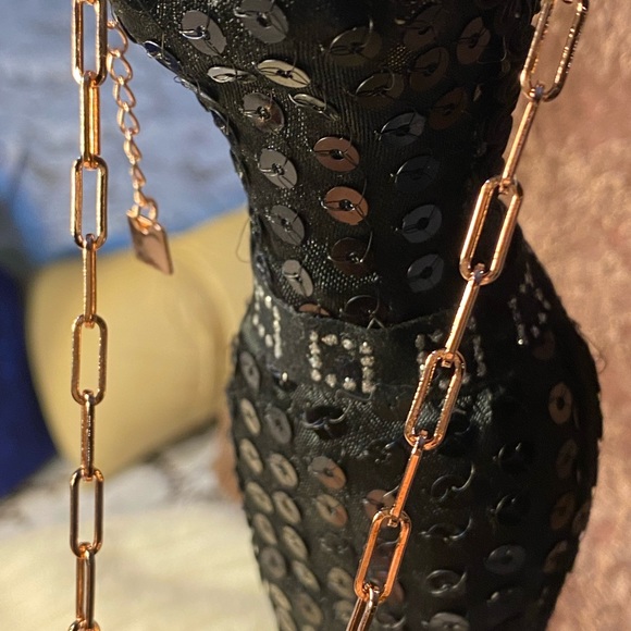 NWT ✝️ BEAUTIFUL ROSE GOLD CROSS WITH KEY CHARM SAINT NECKLACE ALL AGES - Picture 6 of 12